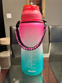 New 2000 ml/64 oz Water Bottle with Paracord Handle