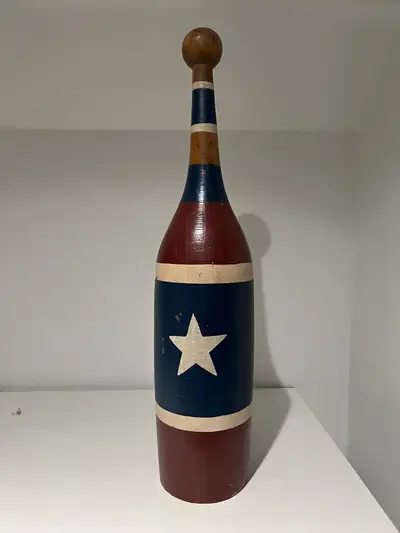 Bowling pin - USA - Captain America inspired , View more
