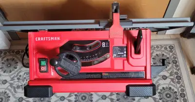 This Craftsman 8 1/4 inch table saw is in good condition and ready to help you tackle your next wood...
