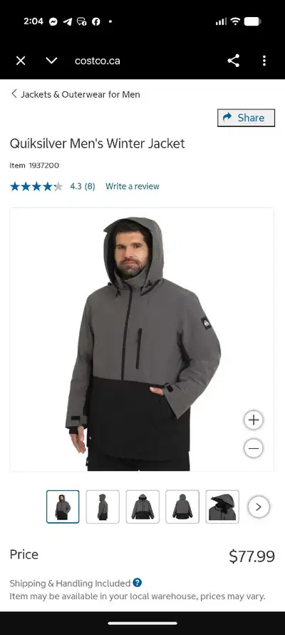 Men's Winter jacket, View more
