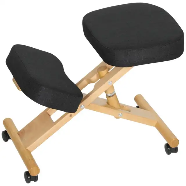 Ergonomic Kneeling Chair, Posture Chair with Rubberwood Frame, R in Chairs & Recliners in Markham / York Region - Image 11