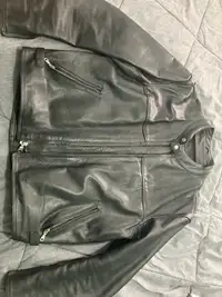 Real Leather Motorcycle Jacket 