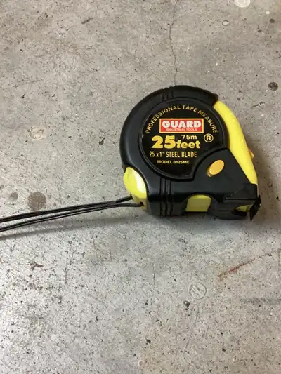  25 foot tape measure with magnetic end, View more