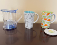 David’s Tea set - Steeper and 2 Perfect Mugs