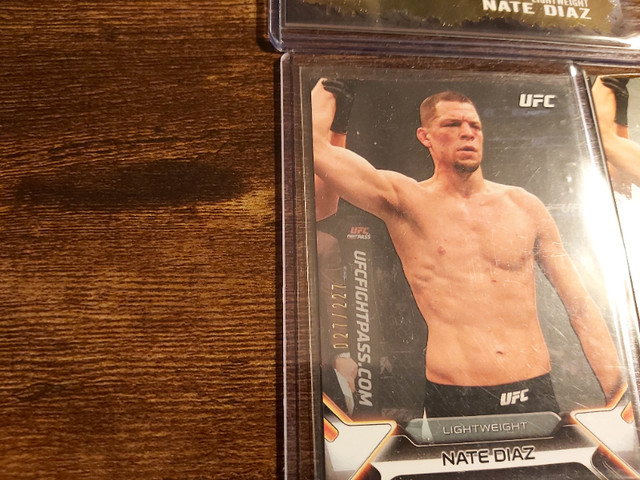 UFC Nate Diaz Topps Cards in Arts & Collectibles in Peterborough - Image 2
