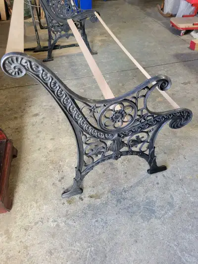 Wanted Old Cast Iron bench, View more
