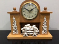 Vintage United Fireplace Mantel Clock