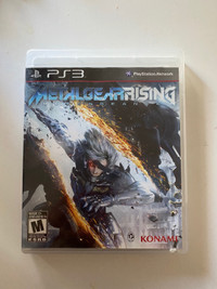 MetalGear Rising Revengeance PS3 game