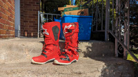 Alpinestars Tech 7 MX Boots (Size 10) (Red)