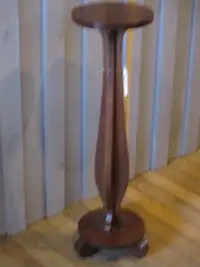 Unique Vintage Pillar Style Plant Stand
