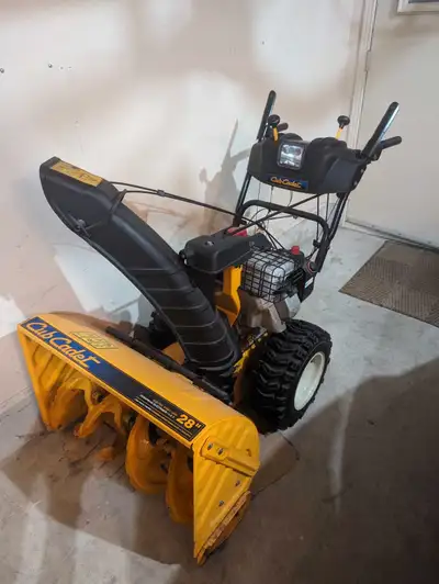 For sale is a Cub Cadet 305cc snowblower that is in great shape and has a Briggs and Stratton engine...