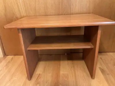 Solid Teak Top Wood  Coffee or End Table, View more