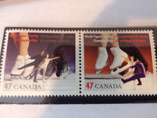 2001 World Figure Skating Championships Stamp & 24Kt. Gold-Plate in Arts & Collectibles in St. Albert - Image 2