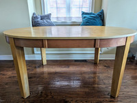 Pier 1 solid wood dining room table
