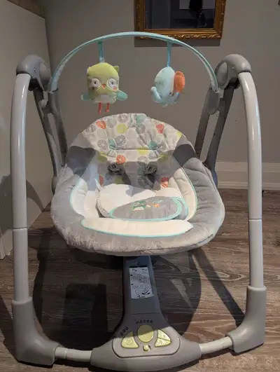 ingenuity 5 speed portable baby swing, View more
