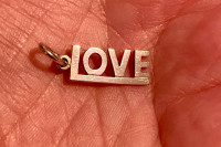 Tiffany and Co LOVE charm silver 