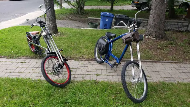 Nirve Switchblade Custom Chopper Bicycle in Cruiser, Commuter & Hybrid in Laurentides - Image 7