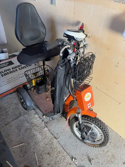 Loooking to sell a mobility scooter , paid over $2000 , will need some new tires, batteries and a ch...
