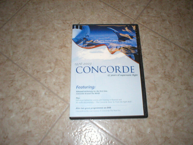 TICKET BILLET AVION CONCORDE AIRPLANE DVD BOARDING PASS SOUVENIR dans Art et objets de collection  à Longueuil/Rive Sud - Image 2