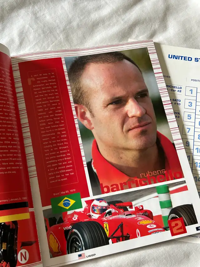 Souvenir Programme Set USA Formula 1 Race Indianapolis June 2004 in Arts & Collectibles in City of Toronto - Image 8