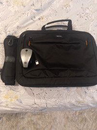 Laptop bag 15.6 and wireless mouse 