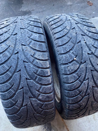 Winter Tires/Rims - 5x110 - Set of 2- 15” inch 195/60R15 