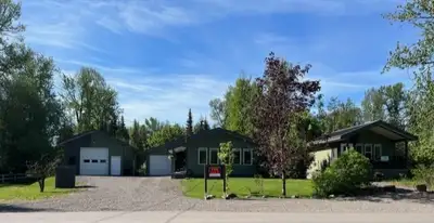 House on 2 aces with direct Bulkley River access on the desirable Ebenezer Flats, Smithers. Currentl...