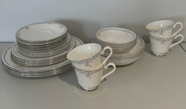 4 Settings, 7 Piece Set, Royal Doulton Carnation in Kitchen & Dining Wares in Corner Brook - Image 3