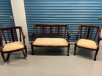 Bench and chairs 3 pcs