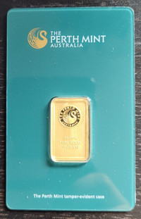 Perth mint gold/or 10 gram bar .9999