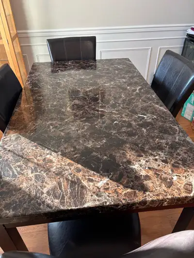 Dinning table and chars, View more