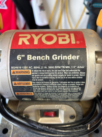 6” bench grinder
