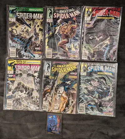 Kravens Last Hunt Spider-Man saga Newsstand comics 1-6, View more