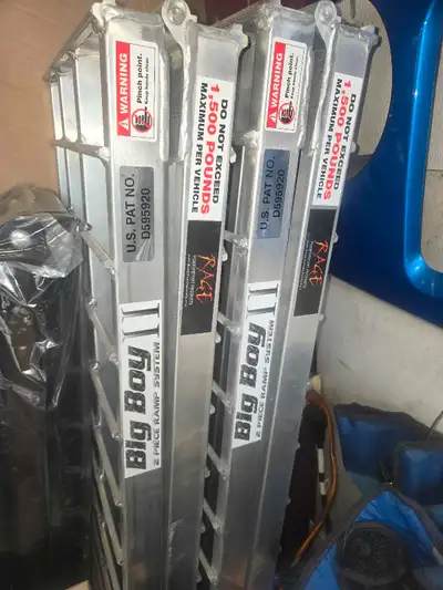 I am selling a set of Big Boy 2-piece ramp system designed for loading vehicles up to 1,500 pounds....