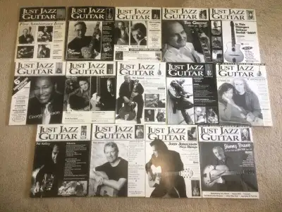 Just Jazz Guitar Magazine Rare Collection For Sale!, View more