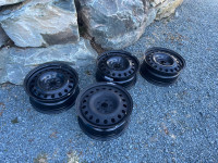 Like New 4x Steel Rims 5x114.3 60.1CB