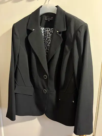 Black lined business jacket from Laura size 20, View more