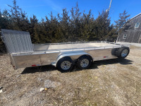 Aluminum trailer 20 feet dual axle
