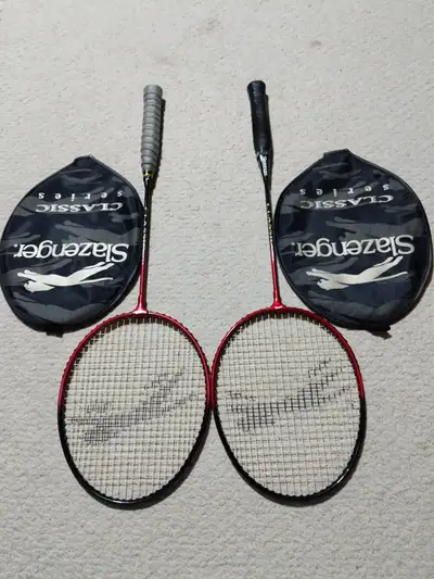 2 used  good Badminton rackets for $15, View more