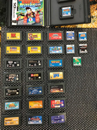 Lot jeux authentiques Gameboy Advance et Nintendo DS
