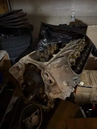 LC9 5.3 pulled out of a 2011 GMC Sierra 1500. Had roughly 330k, broke timing chain. Partially disass...