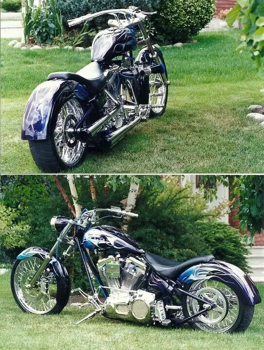 Custom built Chopper Harley Davidson Pro Street award winning HD in Street, Cruisers & Choppers in Barrie - Image 4