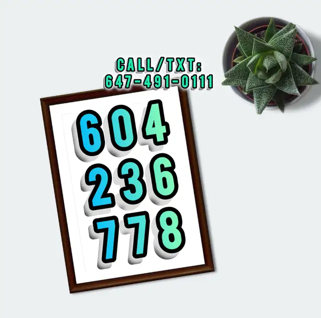 Business Edition 604/778/236 Vancouver Vip Phone Numbers in Other in Vancouver - Image 2