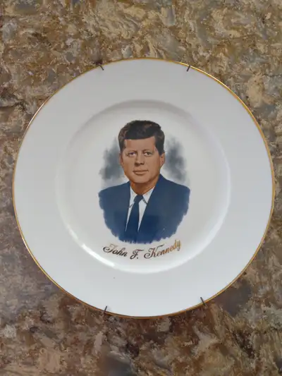 Vintage J.F.Kennedy Decorative Plate, View more