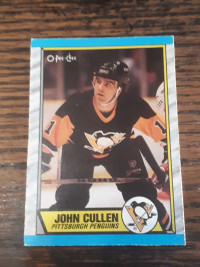 1989-90 O-Pee-Chee Hockey John Cullen Rookie Card #145