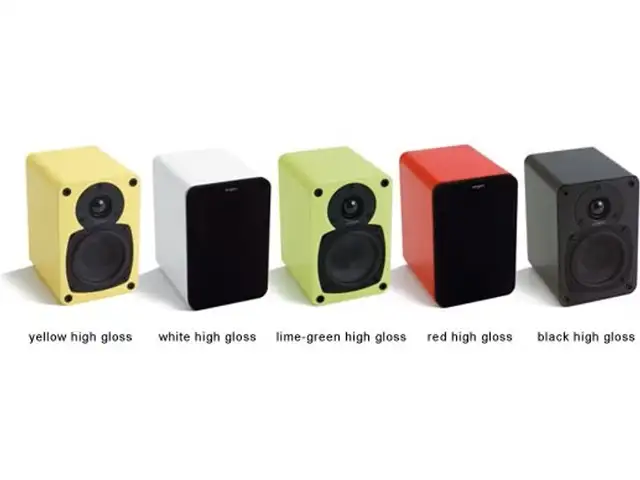 Quality Tangent Audio EVO 2-Way Hi-Fi Speakers in Yellow - MINT in Speakers in Markham / York Region - Image 6