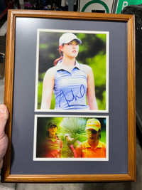 Michelle Wie Autographed Framed Pic