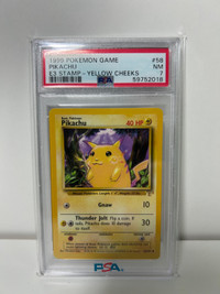 Selling WOTC Pokemon Cards: Pikacha E3 Stamp Promo PSA 7