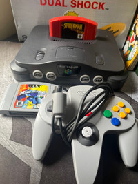 Nintendo 64 with 2 games 