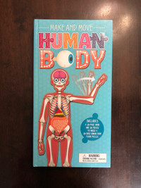 Ages 5+ Human Body Book and 38” Puzzle